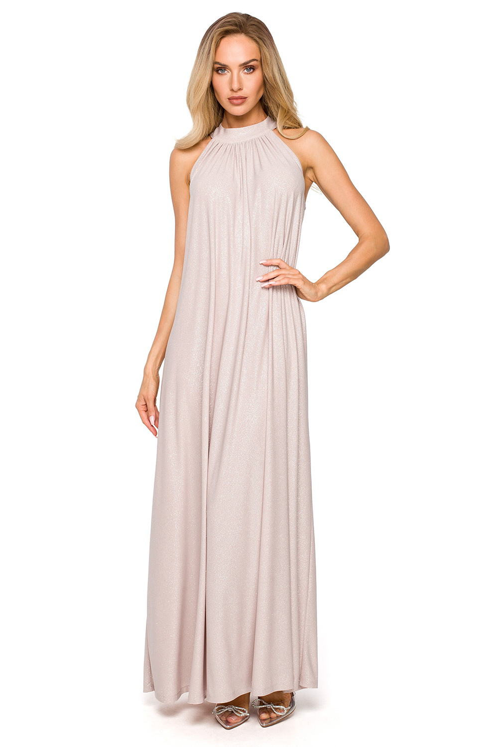 Abendkleid model 172380 Moe beige Damen