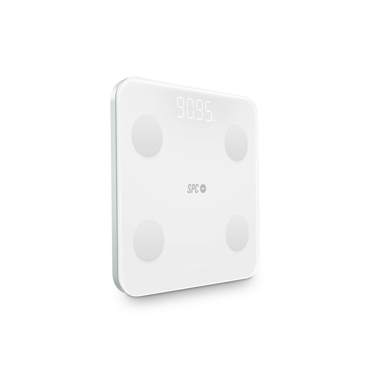 Digital Bathroom Scales SPC ATENEA FIT 3 White Tempered Glass 180 kg 150 kg 1,5 Kg