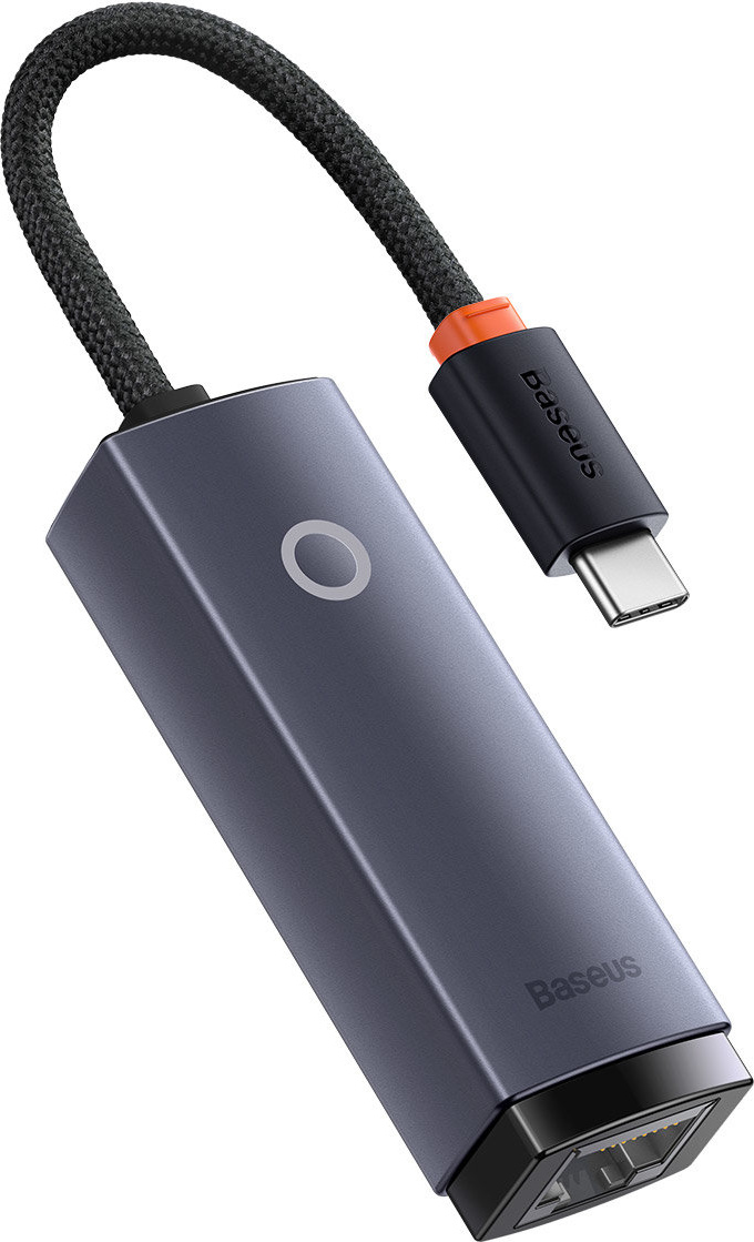 Baseus Lite Series USB Type C adapter - RJ45 LAN socket 1000Mbps black
