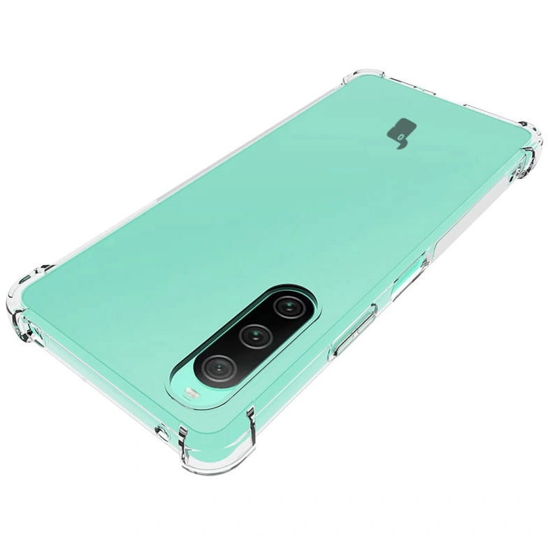 Bizon Case Clear Pack case + 2x screen glass Sony Xperia 10 V clear