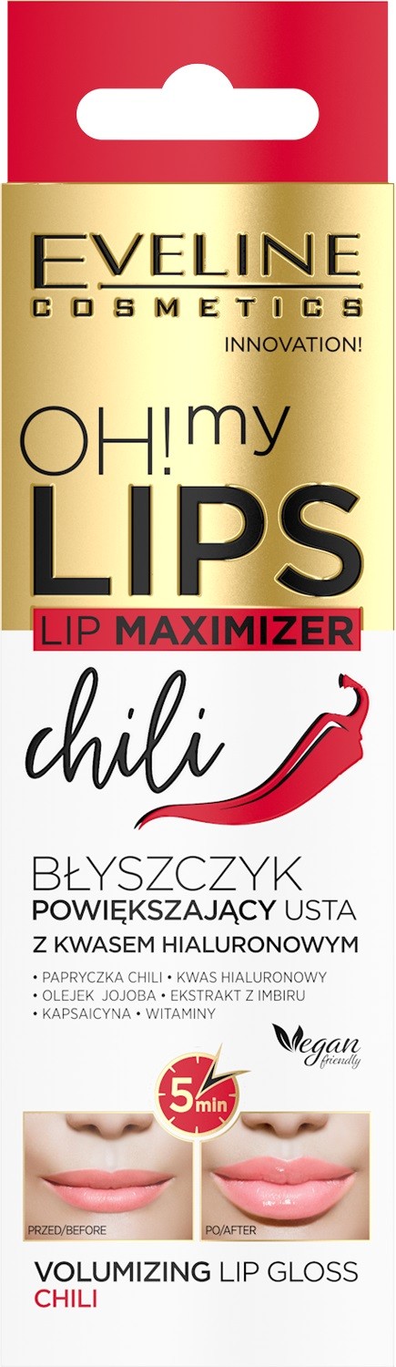 Eveline Oh! My Lips Maximizer Balsam powiększający usta Chili  4.5ml