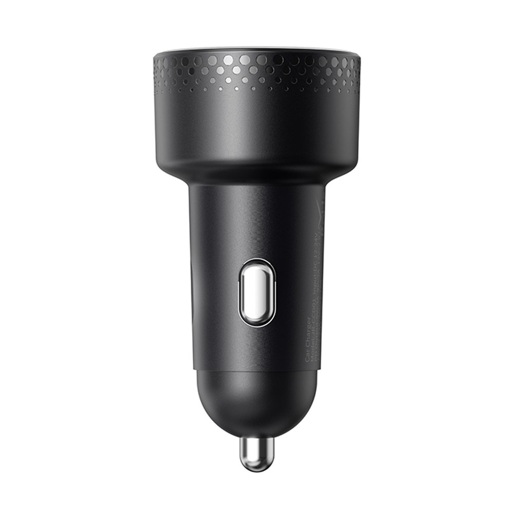Joyroom JR-CCD02 Car Charger 2x USB-C 70W LED black