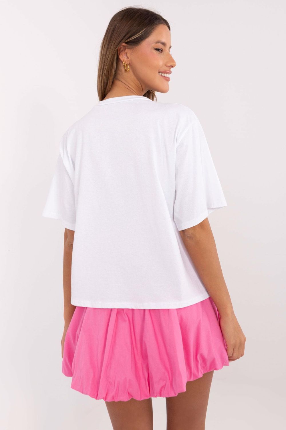  T-shirt model Italy Moda  white