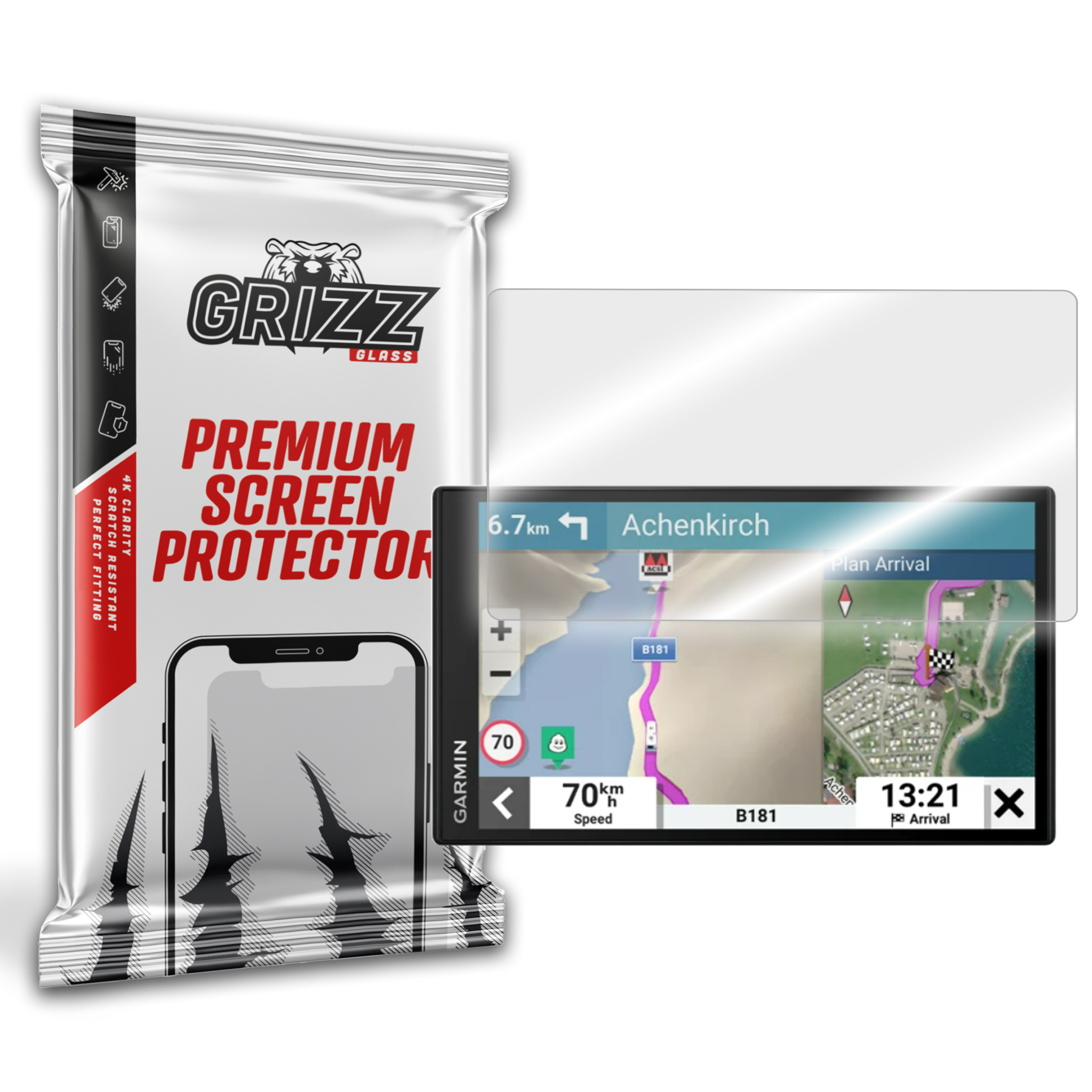 GrizzGlass HybridGlass Garmin Camper 795