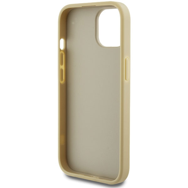 Guess GUHCP15SHG4SGD Apple iPhone 15 hardcase Glitter Script Big 4G gold