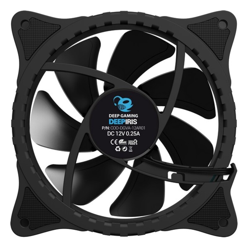 Ventilator CoolBox Deep Iris Ø 12 cm 1100 rpm RGB