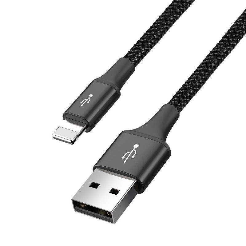 Cable USB Baseus Fast 4in1 2xUSB-C / Lightning / Micro 3,5A 1,2m Black