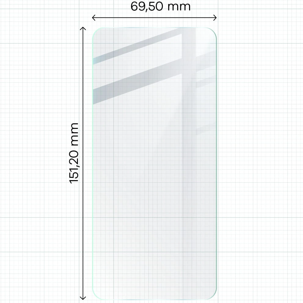 BIZON Clear 3x screen glass + camera glass Samsung Galaxy S23 FE