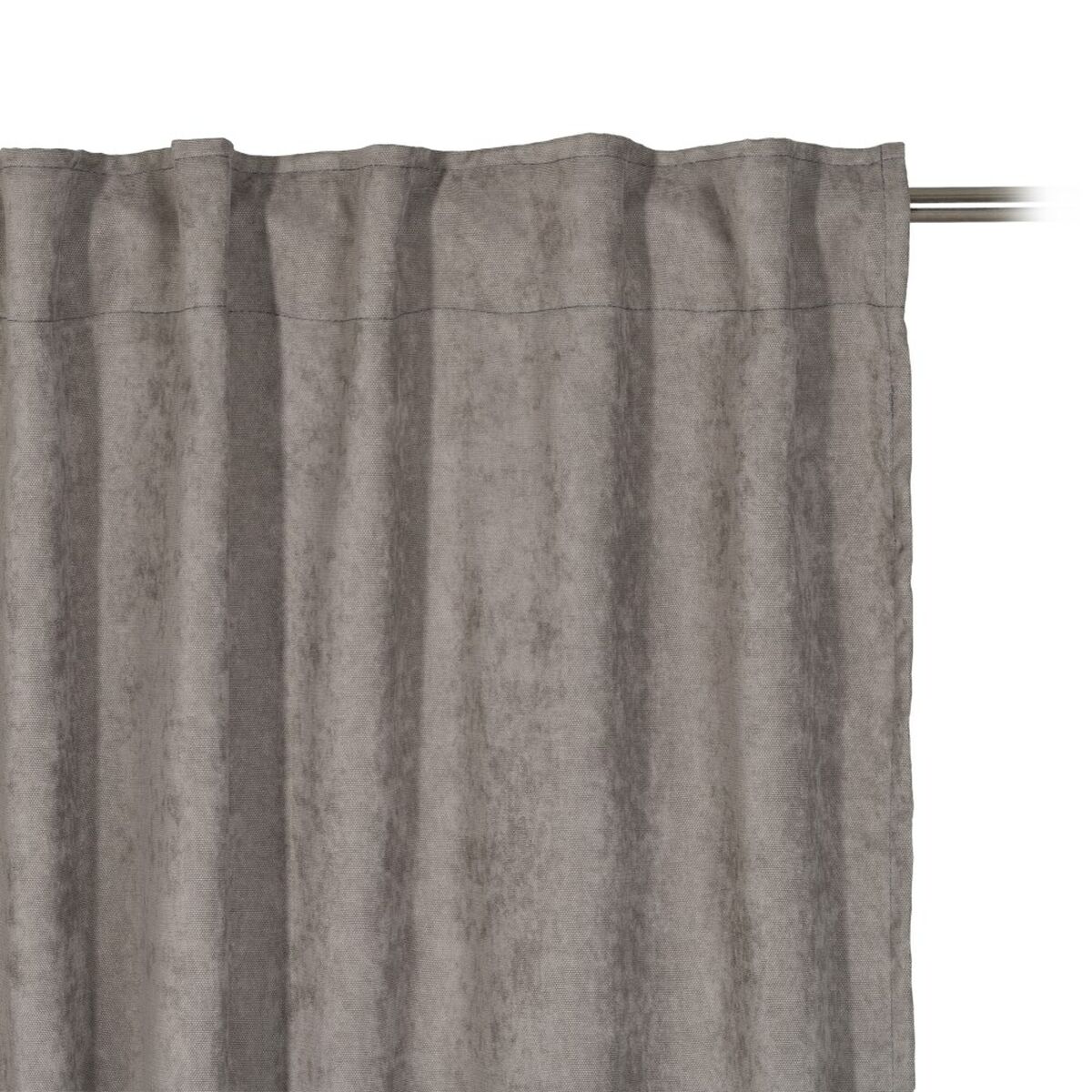Curtain Polyester Taupe 140 x 260 cm