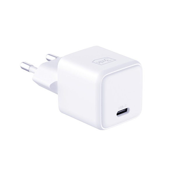 3MK Hyper Charger PD 25W white + USB-C / USB-C cable