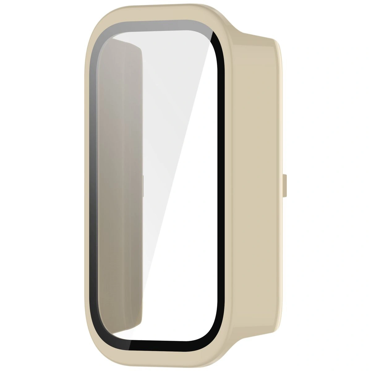 Bizon Case+Glass Watch Xiaomi Smart Band 9 Active / Redmi Smart Band 3 beige