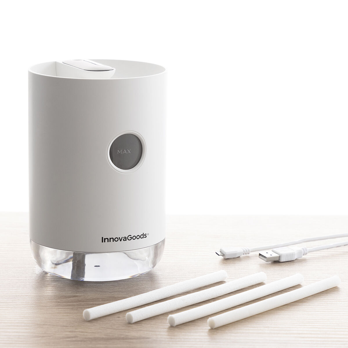 Rechargeable Ultrasonic Humidifier Vaupure InnovaGoods