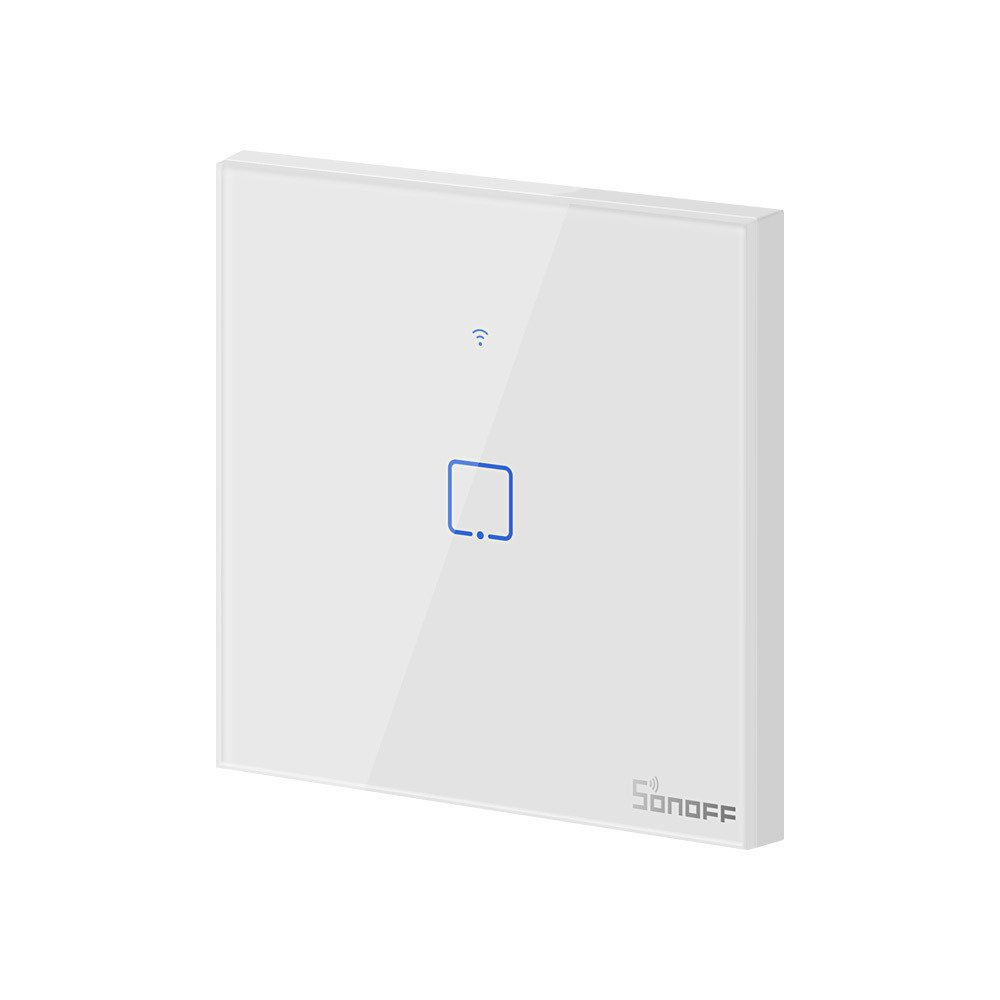 Touch light switch WiFi Sonoff T0 EU TX (1-channel) white