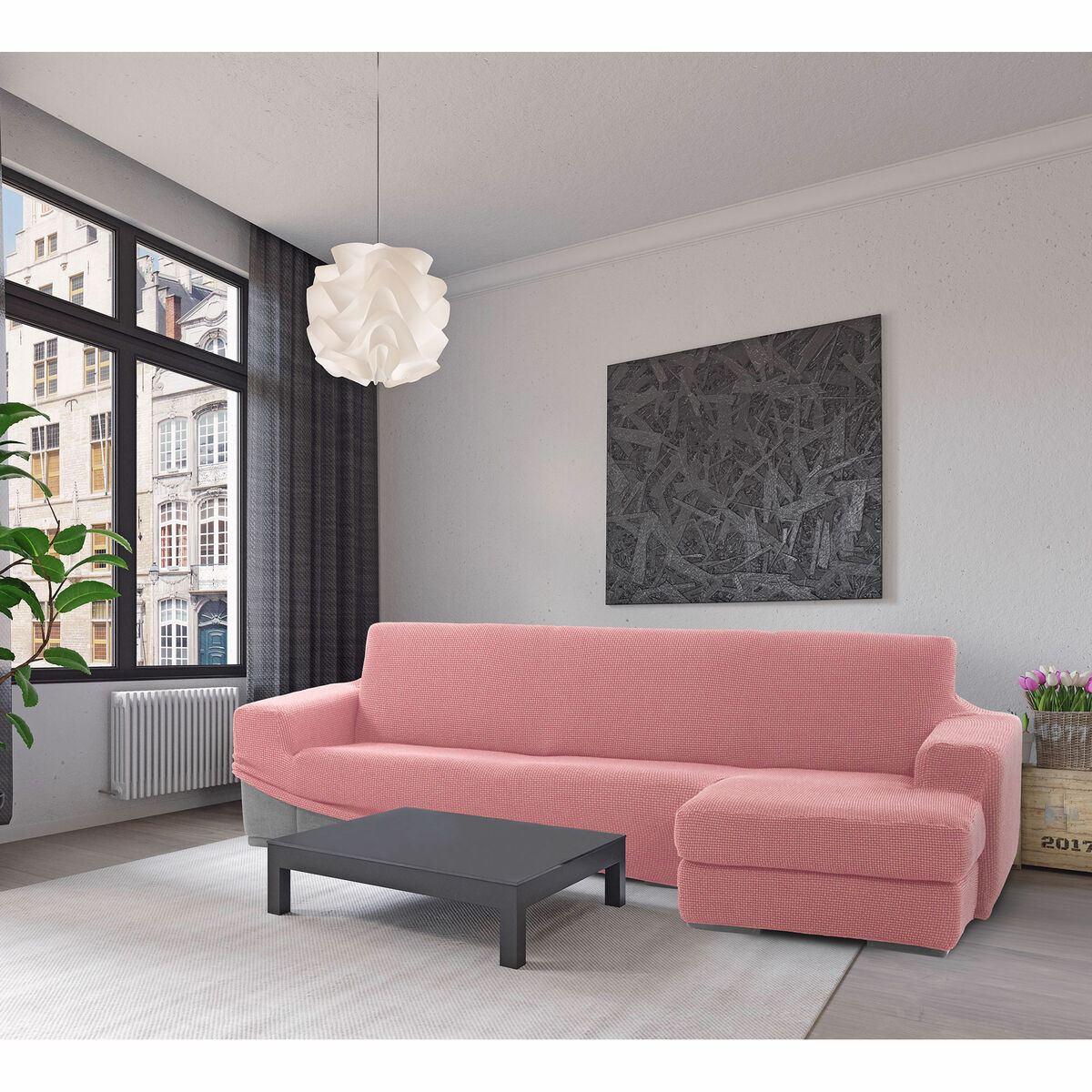 Chaise longue cover with short right arm Sofaskins NIAGARA 210 - 340 cm Chaise longue cover with short right arm Sofaskins NIAGARA 210 - 340 cm