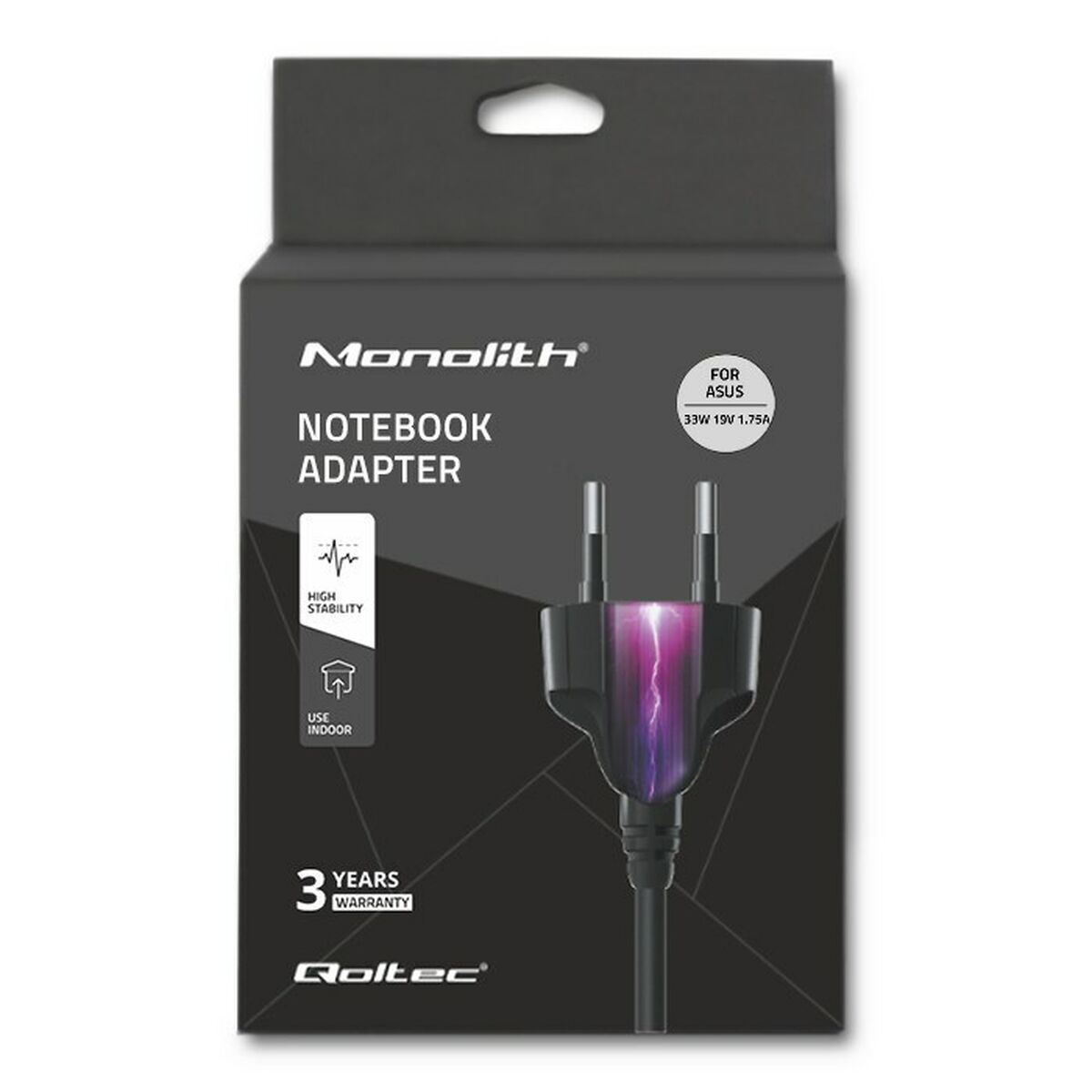 Laptop Charger Qoltec 51507 33 W