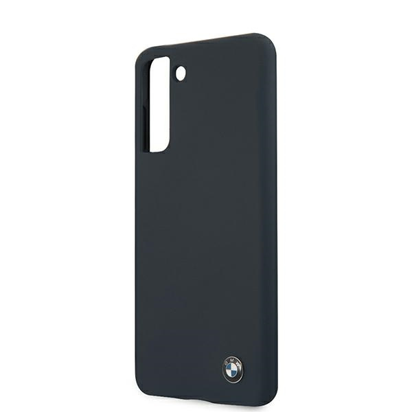 BMW BMHCS21MSILNA Samsung Galaxy S21+ Plus navy hardcase Silicone Signature