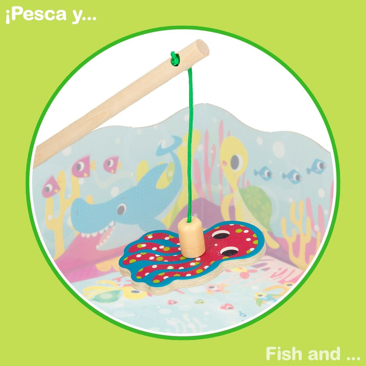 Board game Lisciani Montessori Fishing (6 Units)