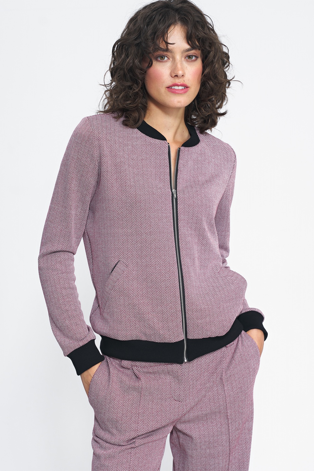  Jacket model 184591 Nife  red