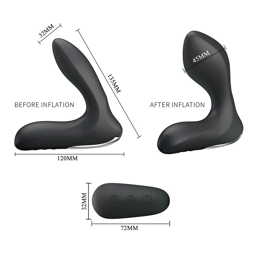 MR PLAY - PROSTATE MASSAGER WITH VIBRATION REMOTE CONTROL