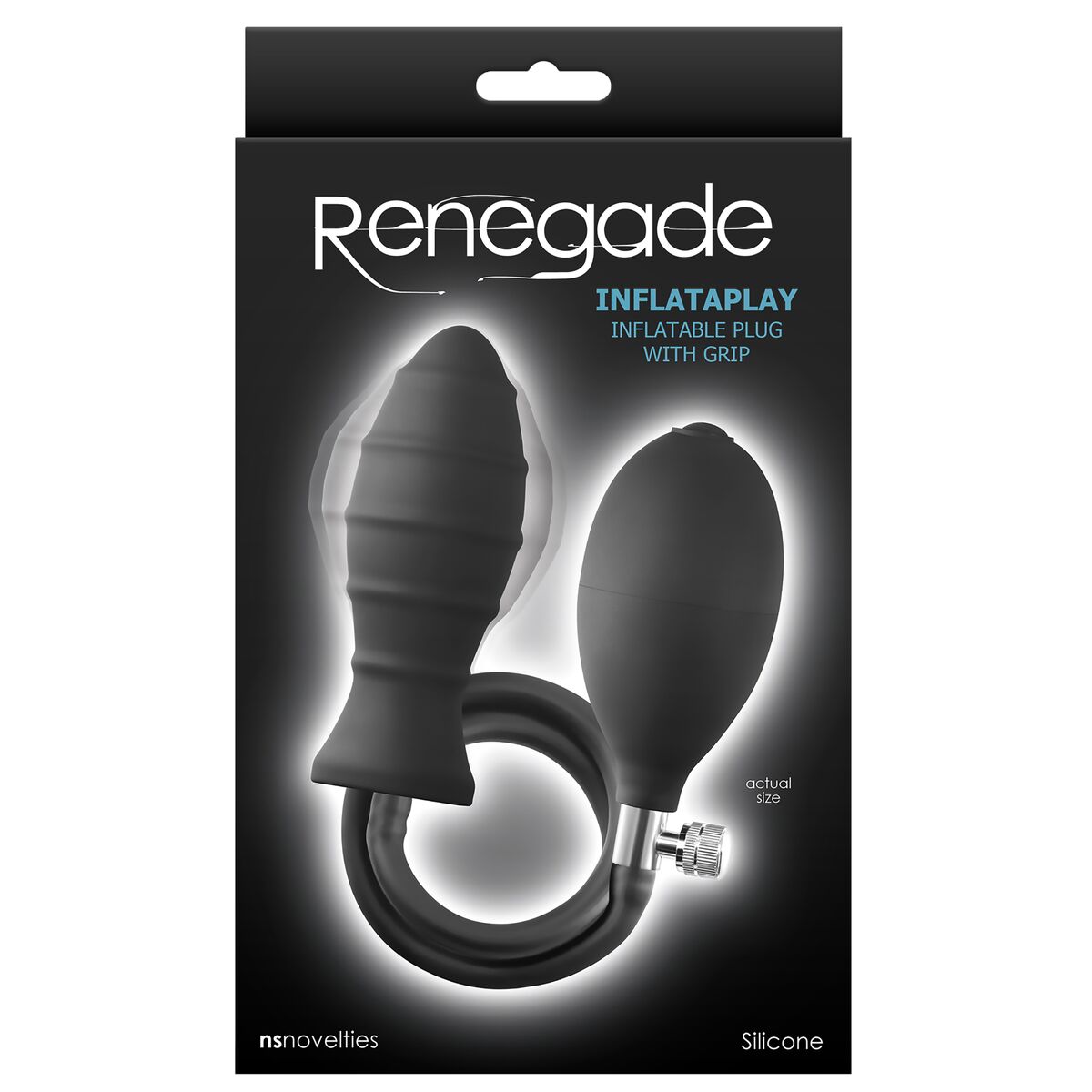 Anal plug NS Novelties Renegade Black (10,5 cm)