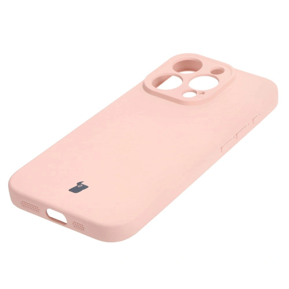Bizon Case Silicone Apple iPhone 15 Pro light pink