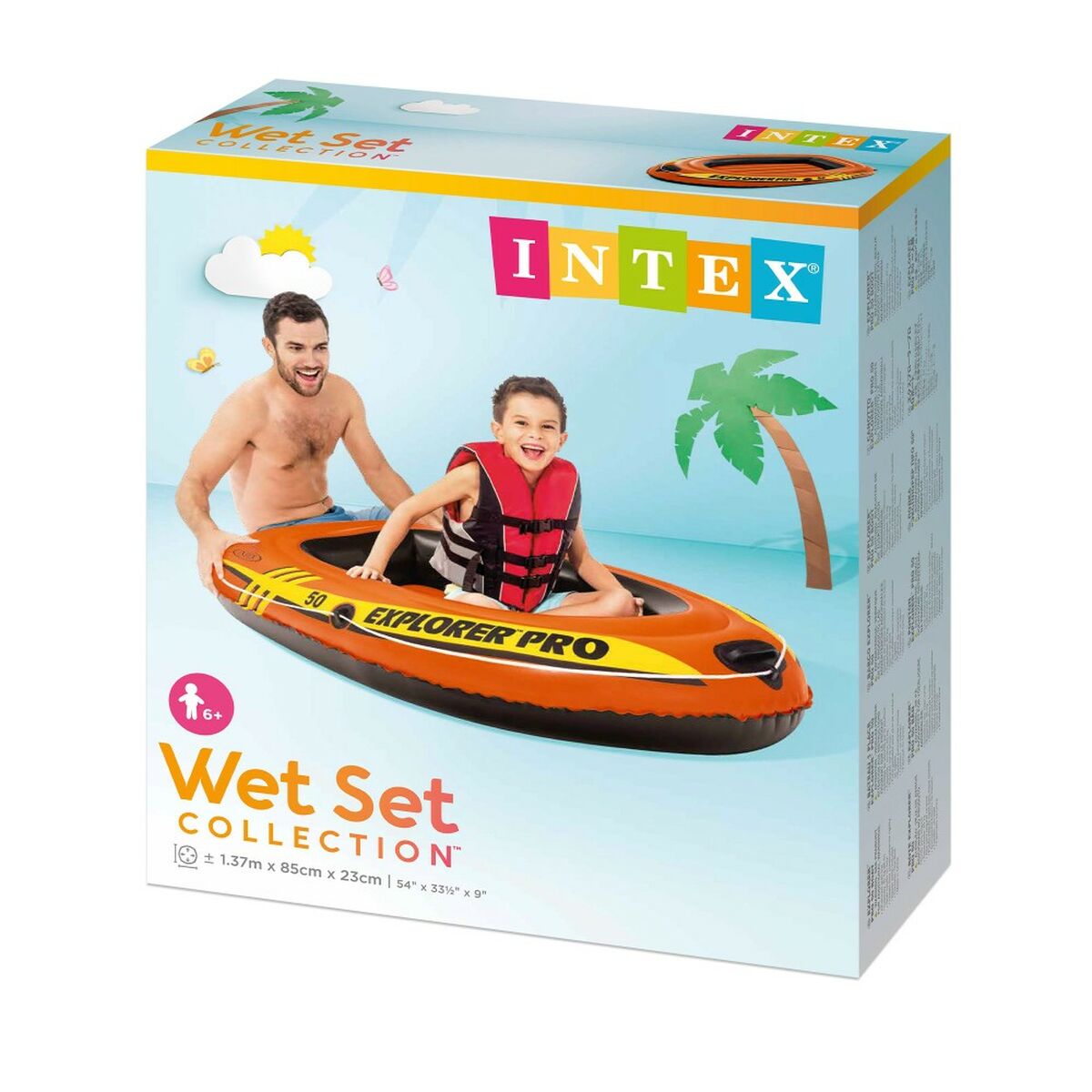 Inflatable Boat Intex Explorer Pro 50 137 x 23 x 85 cm