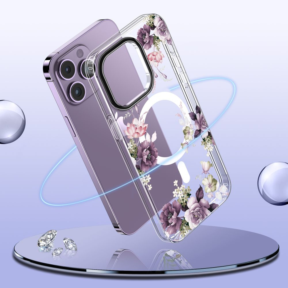 Tech-protect MagMood MagSafe Apple iPhone 15 Pro Max Spring Floral