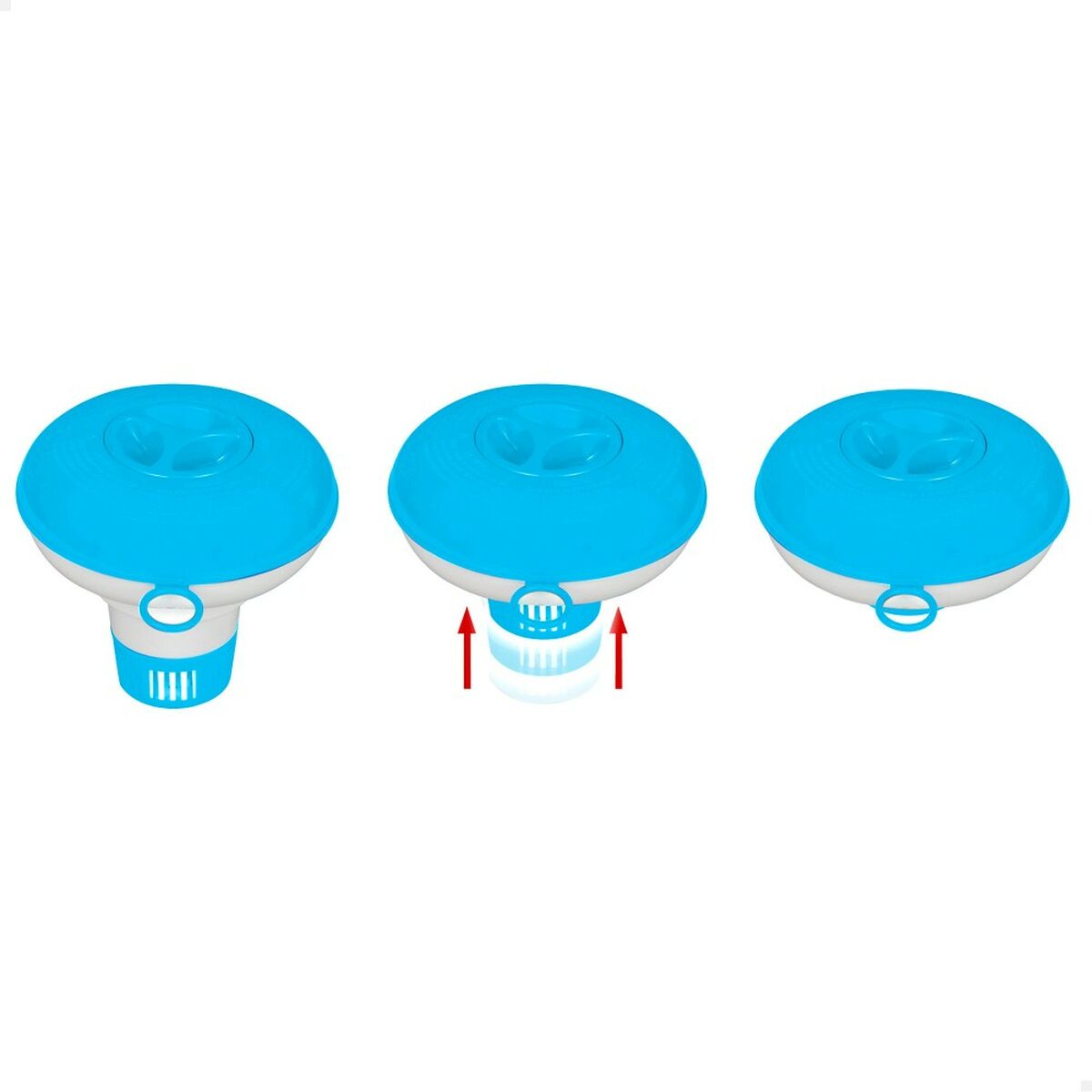 Chlorine Dispenser Intex Pool 12,7 x 12,7 cm 24 Units