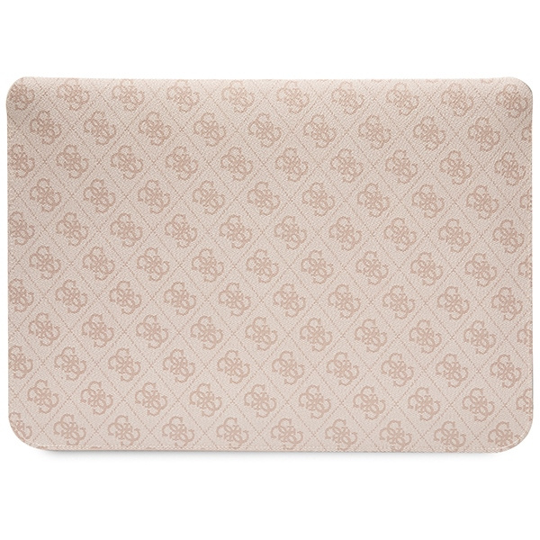 Guess Sleeve GUCS14PS4SGP 14 inch pink 4G Stripe Metal Logo