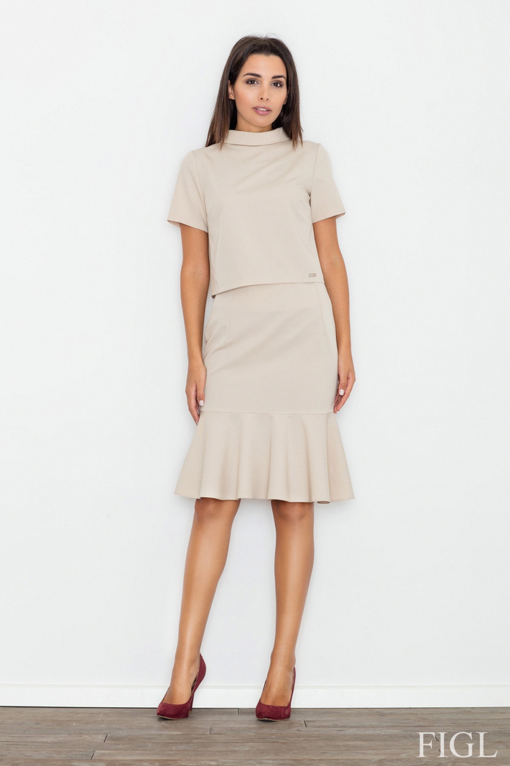 Rock model 77055 Figl beige Damen