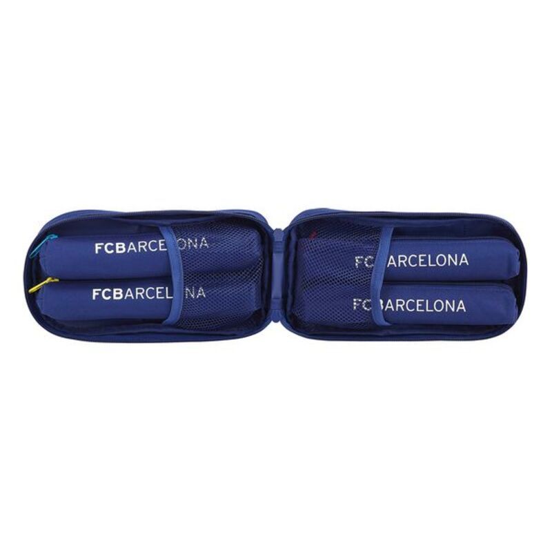 Rucksack mit Federtaschen F.C. Barcelona Blau