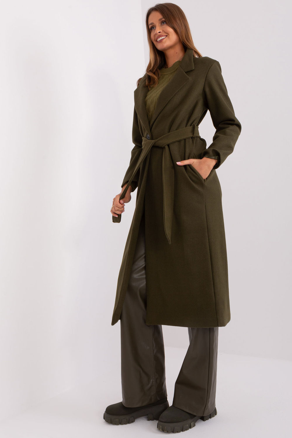  Coat model 187448 Och Bella  green