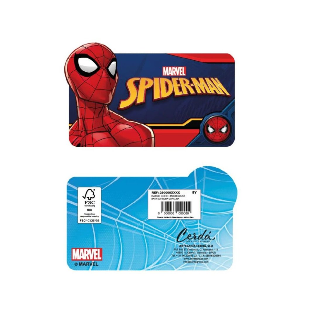 Children's Dressing Gown Spider-Man Red