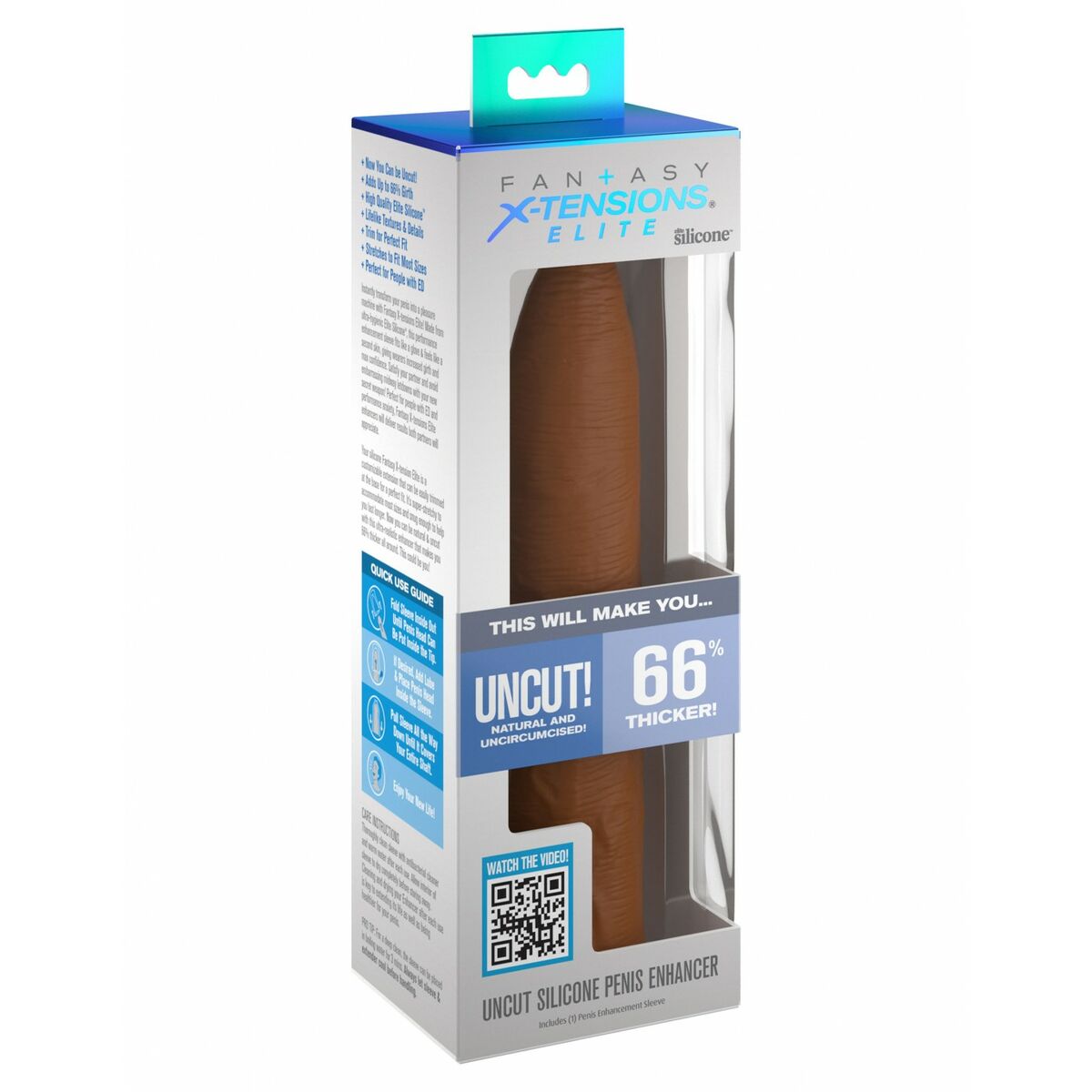Penis cover Pipedream Fantasy X-tensions Elite Brown