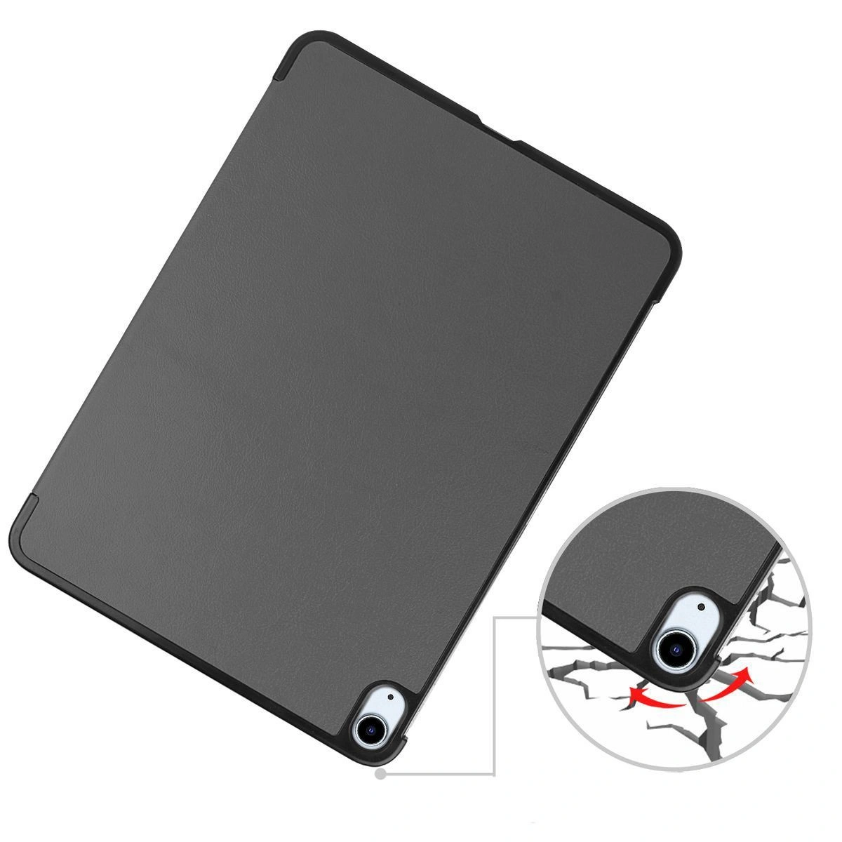 Bizon Case Tab Croc Apple iPad Air 13" M2 2024 grey