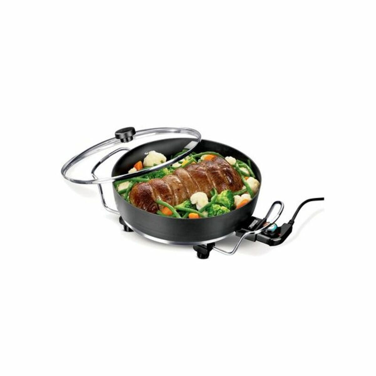 Multifunctional Electric Saucepan Princess 01.162367.01.500 Black Ø 35 cm Electric Multifunctional Electric Saucepan Princess 01.162367.01.500 Black Ø 35 cm Electric