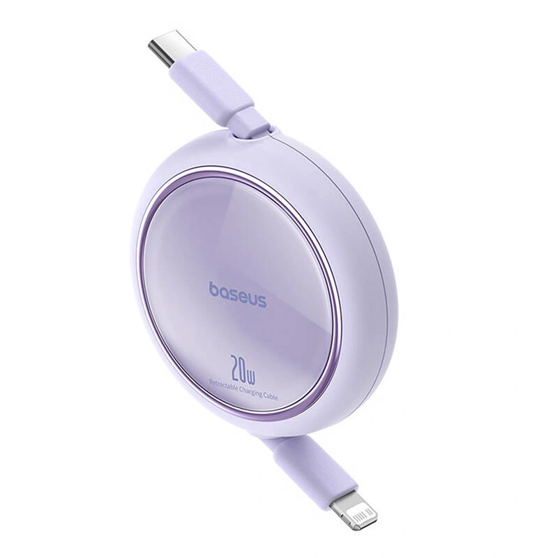 Baseus Free2Pull USB-C / Lightning cable 20W 1m (purple)