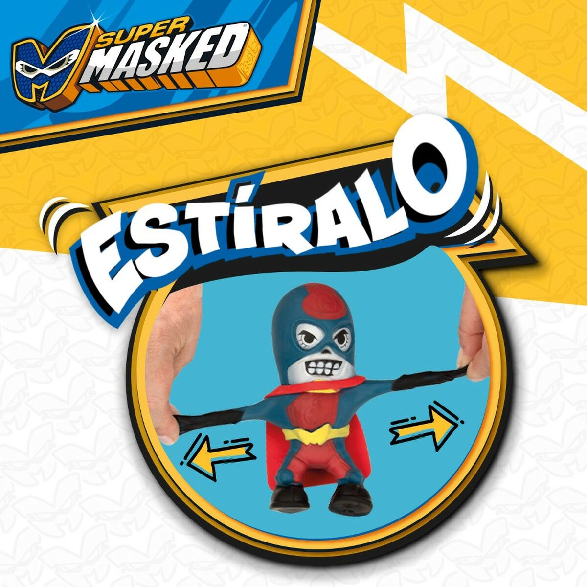 Collectable Figures Eolo Super Masked Pepper Man Elastic 14 x 15,5 x 5,5 cm (12 Units)