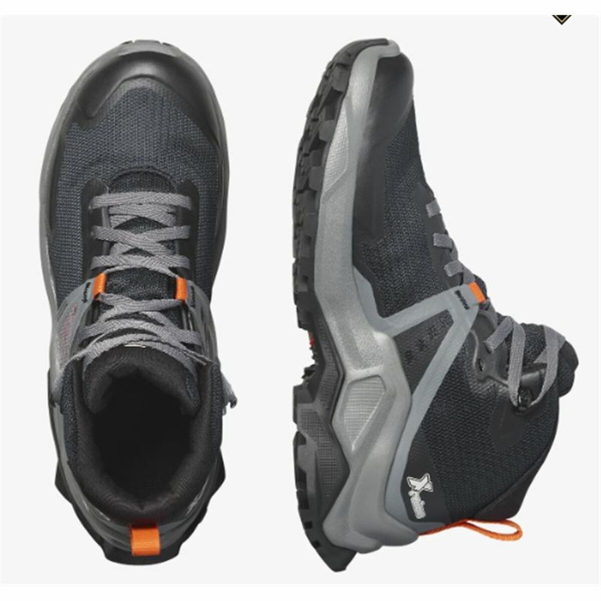 Children's Mountain Boots Salomon X Raise Mid GTX Infantil Black Multicolour