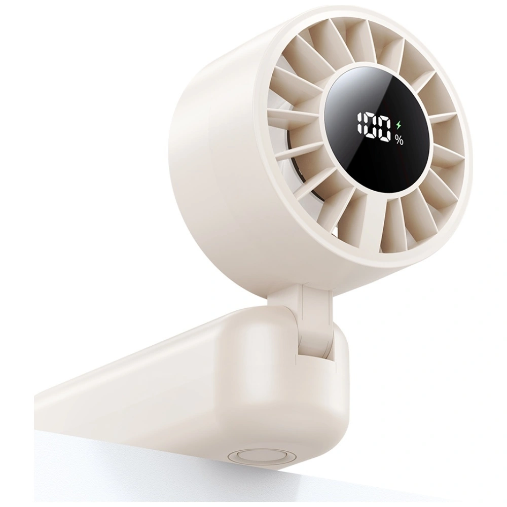 Składany wiatrak ręczny USAMS Mini ZB352 1200mAh beżowy