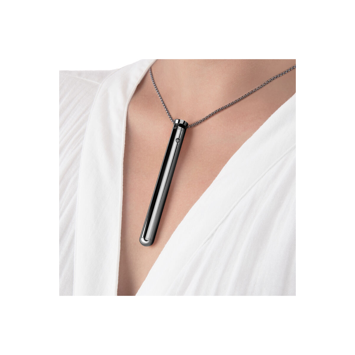 Bullet Vibrator Le Wand Necklace Pendant Black Bullet Vibrator Le Wand Necklace Pendant Black