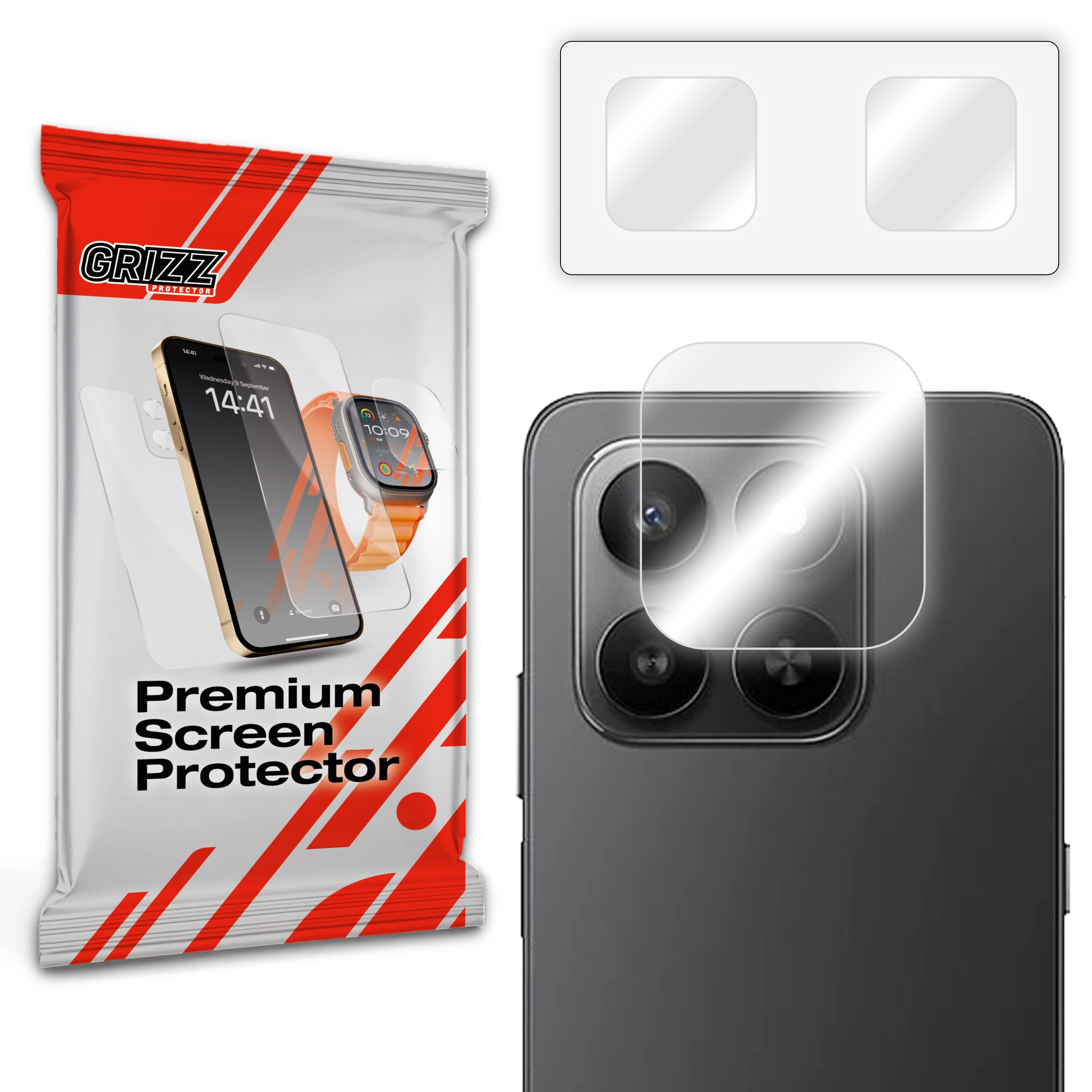 Szkło na aparat GrizzGlass HybridGlass Camera do Honor 400 Smart