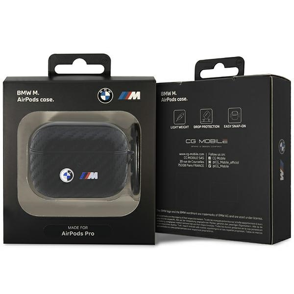 BMW BMAPWMPUCA2 Apple AirPods Pro black Carbon Double Metal Logo