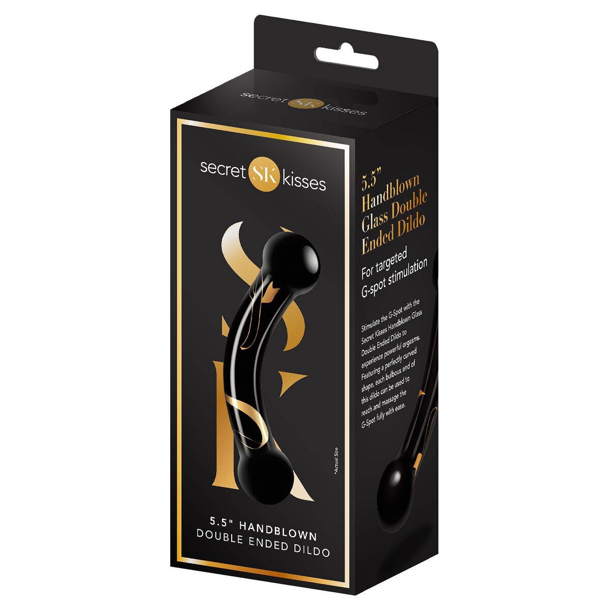 Classic Dong Secret Kisses Black Ø 3,3 cm