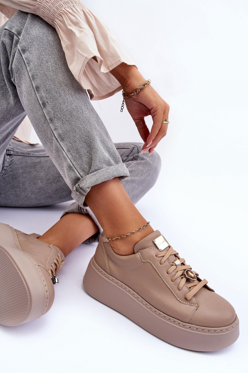  Sport Shoes model 185323 Step in style  beige