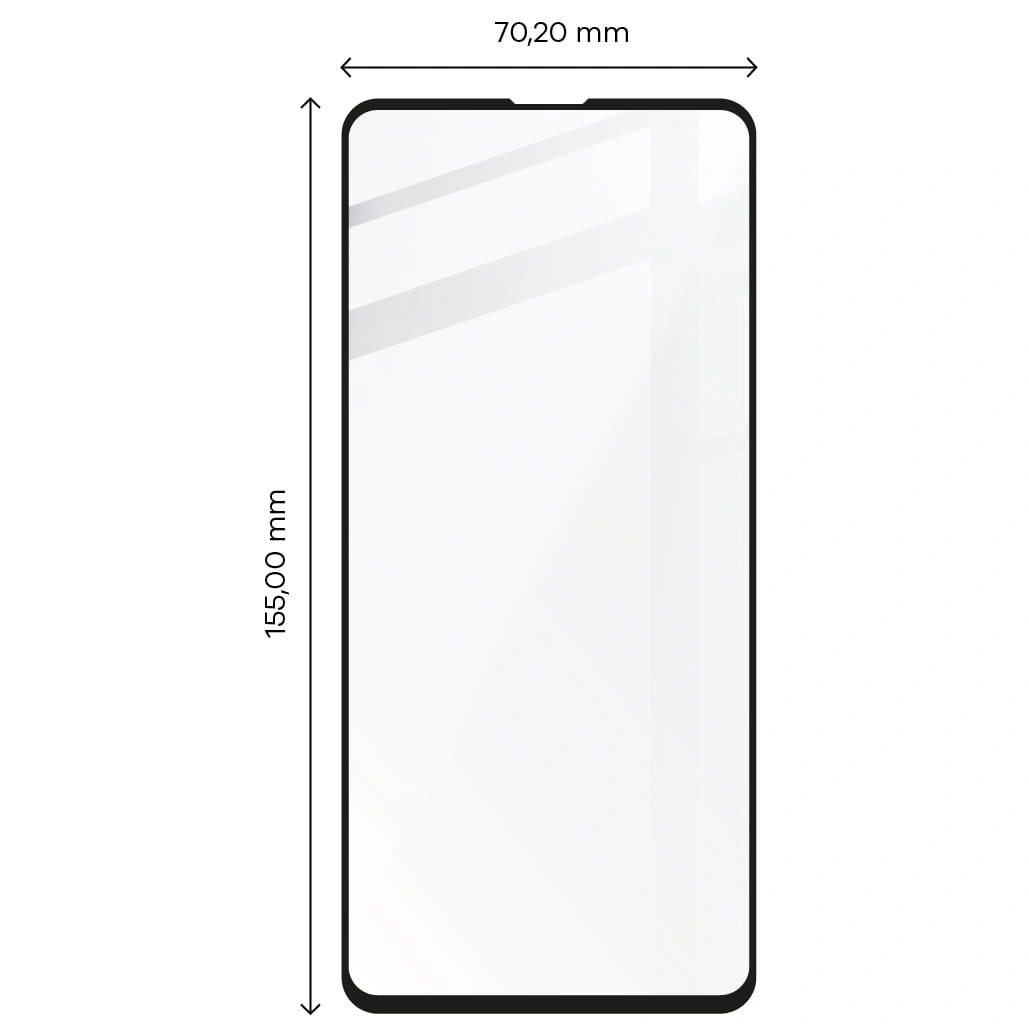 Bizon Glass Edge tempered glass - [2 PACK] + lens protection Samsung Galaxy A53 black