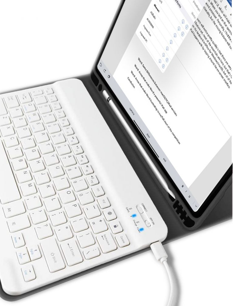 Tech-Protect SC Pen + Keyboard Apple iPad 10.2 2019/2020/2021 7, 8, 9. Gen Black