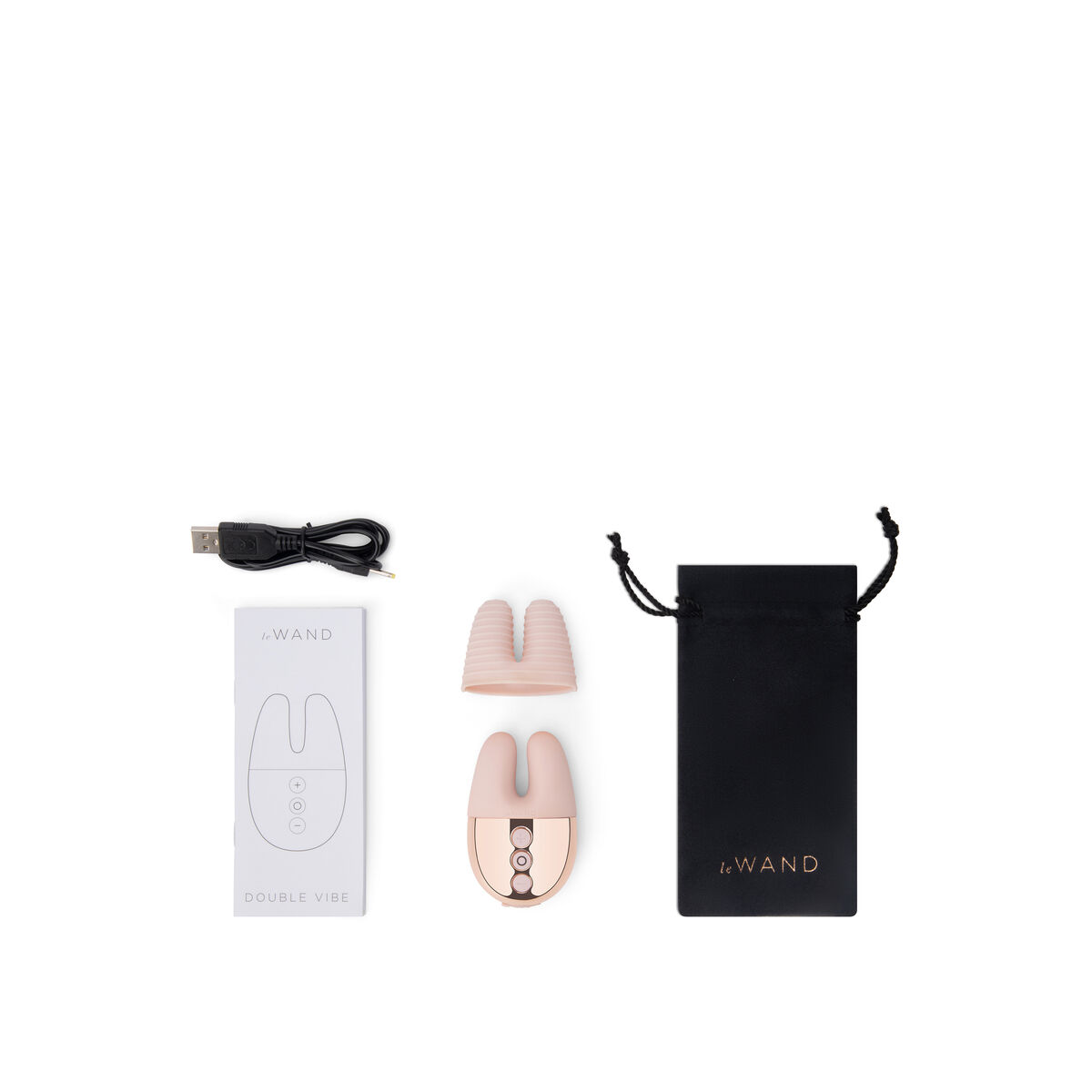 Vibrator Le Wand Double Vibe Rose Gold Vibrator Le Wand Double Vibe Rose Gold
