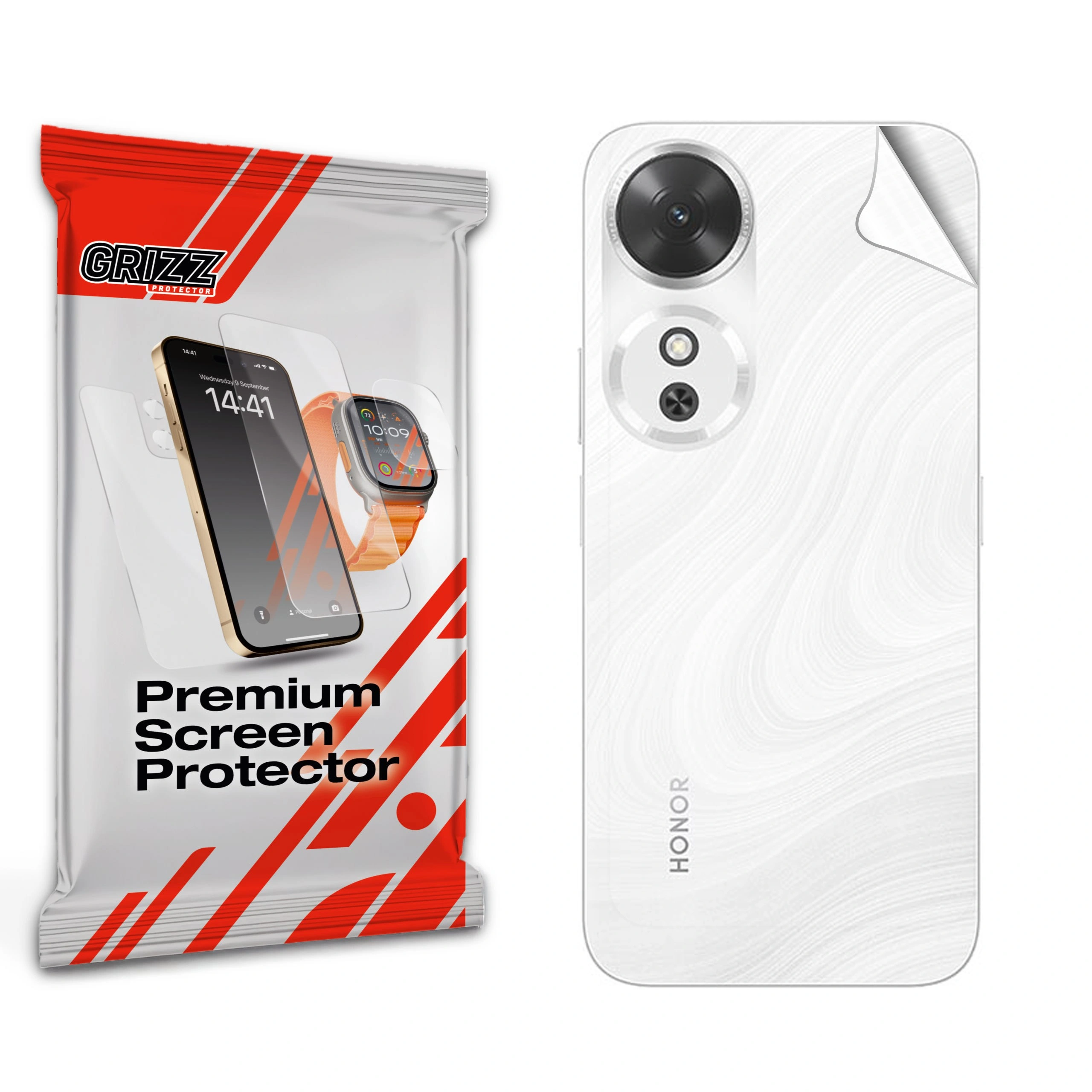 Folia na tył GrizzGlass SatinSkin do Honor Play 60