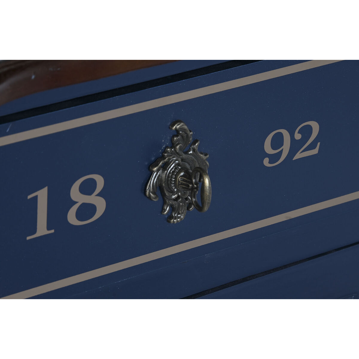 Anrichte DKD Home Decor Braun Marineblau (120 x 48 x 60 cm)